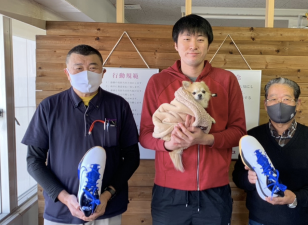 福島ファイヤーボンズの武藤選手が来店しました！